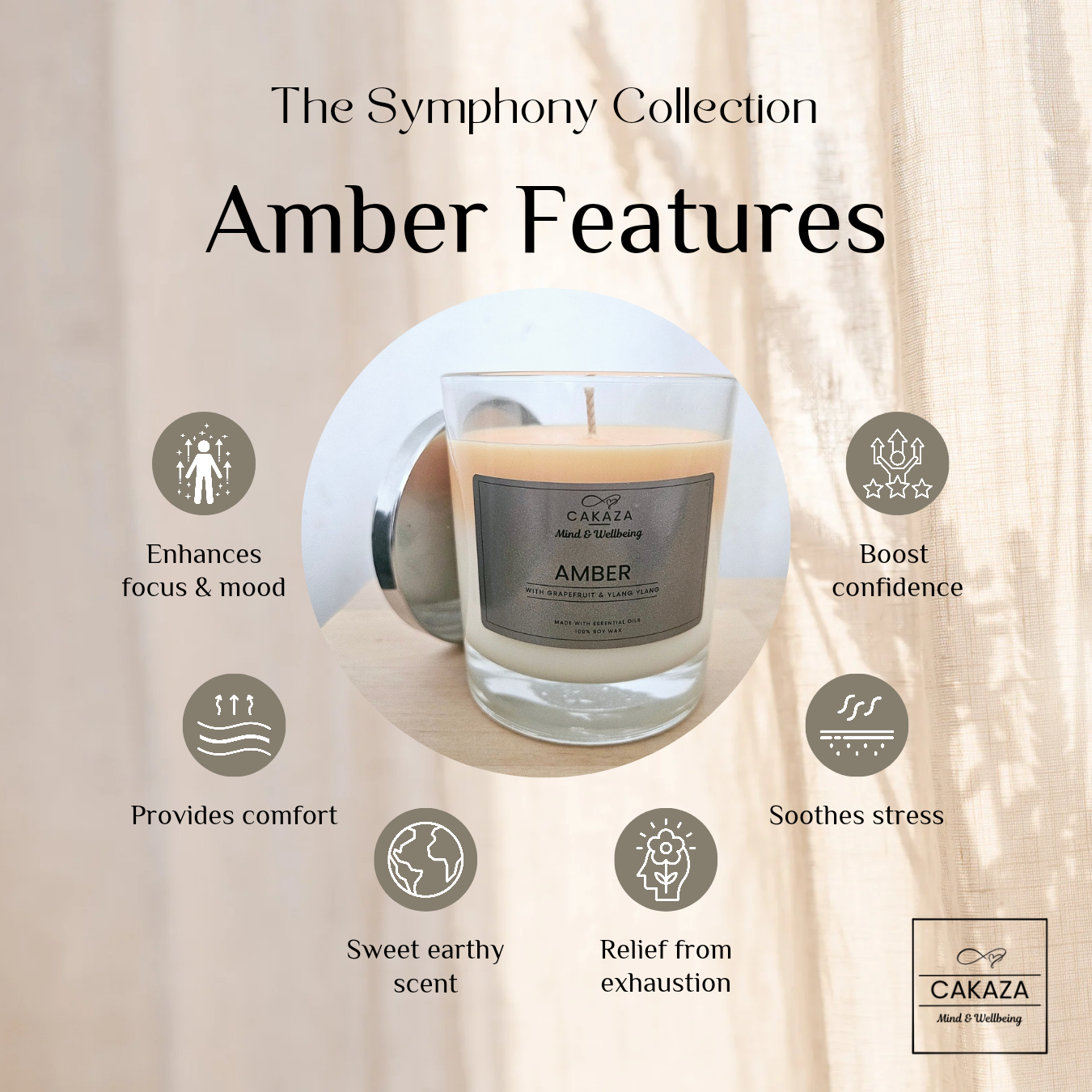 Symphony Collection: Amber Candle