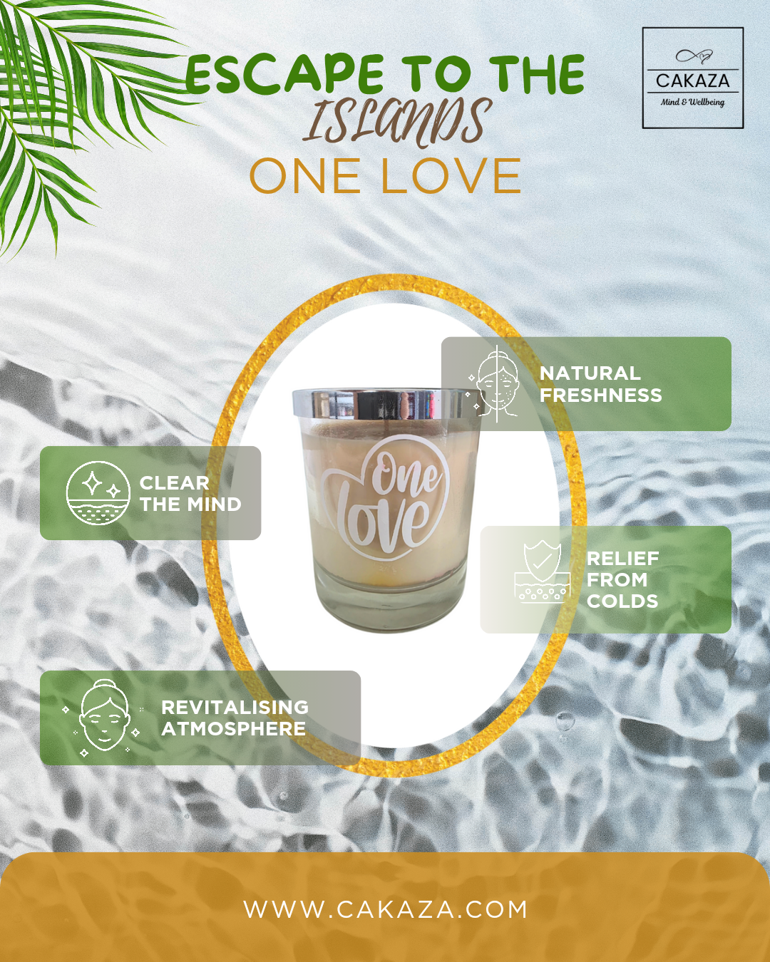 Escape To The Islands: One Love Candle