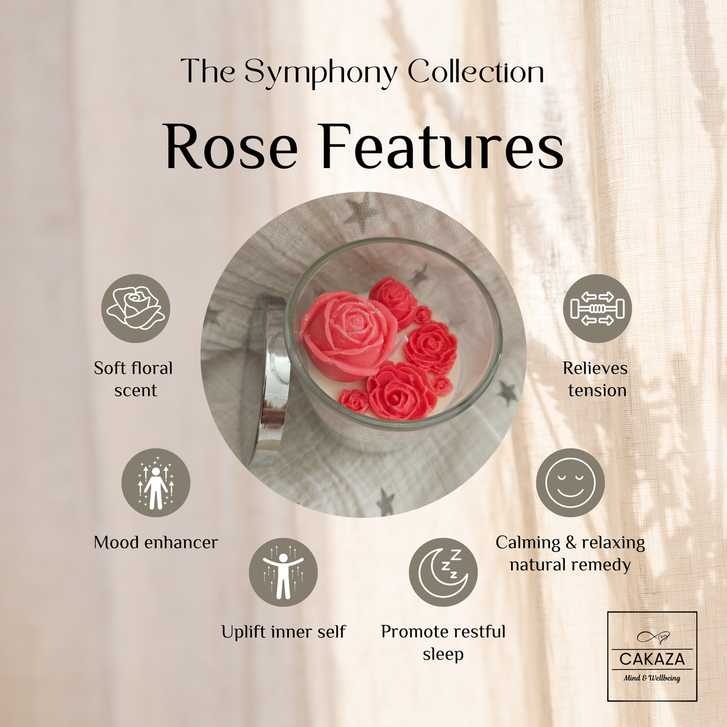 Symphony Collection: Rose Candle