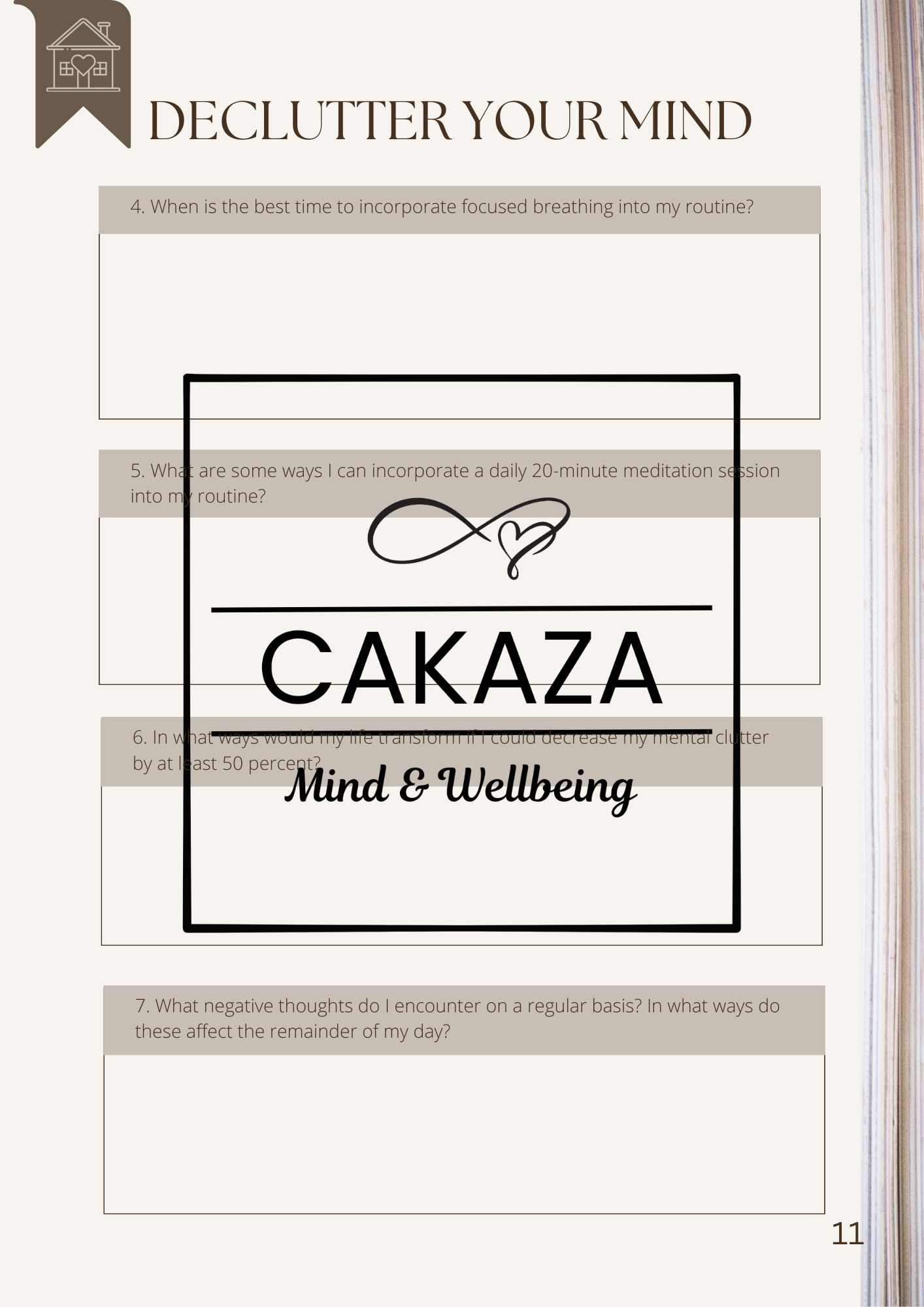 Calm Your Mind Journal