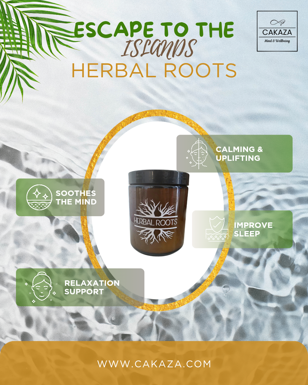 Escape To The Islands: Herbal Roots Candle