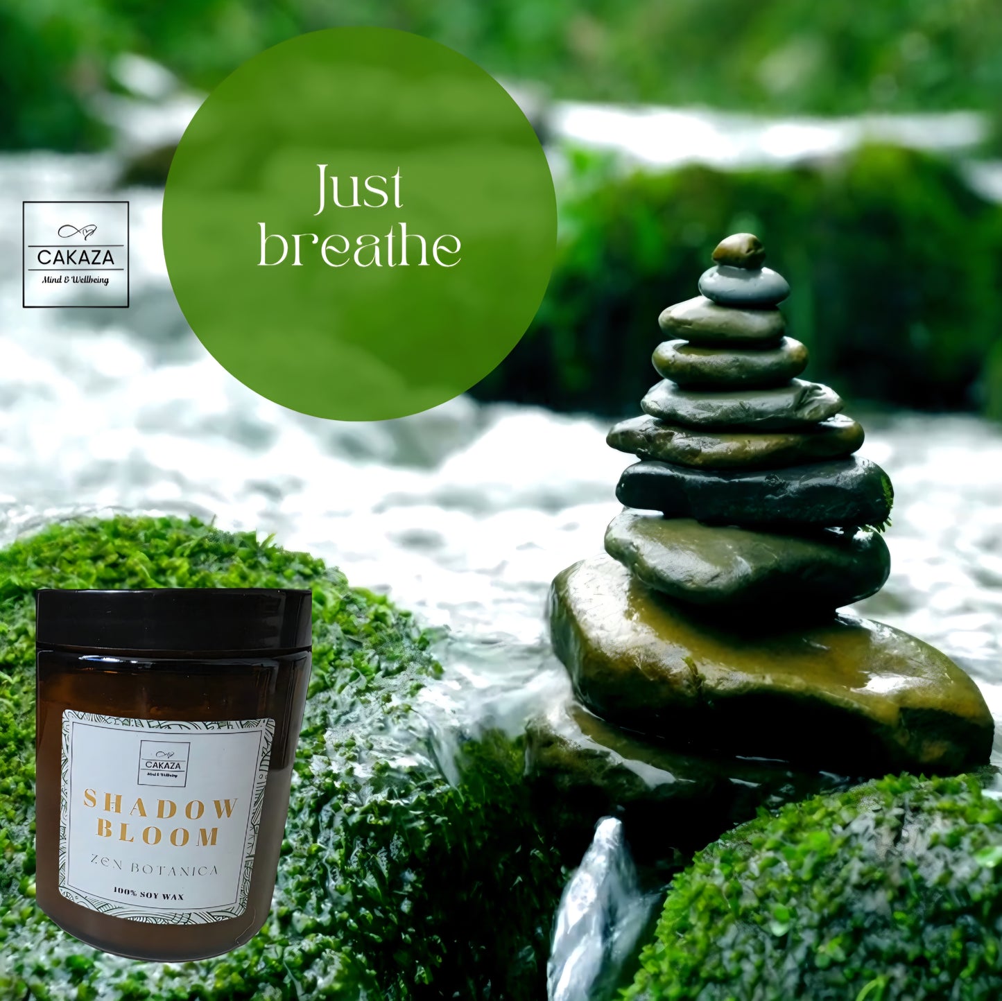 Zen Botanica: Shadow Bloom Candle