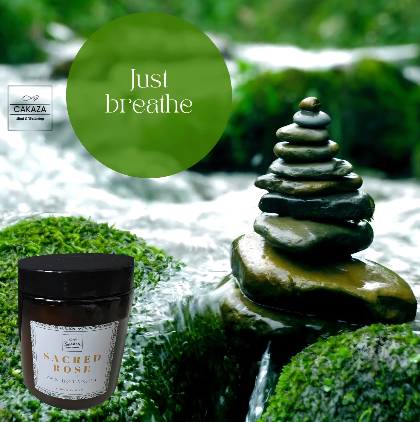 Zen Botanica: Sacred Rose Candle