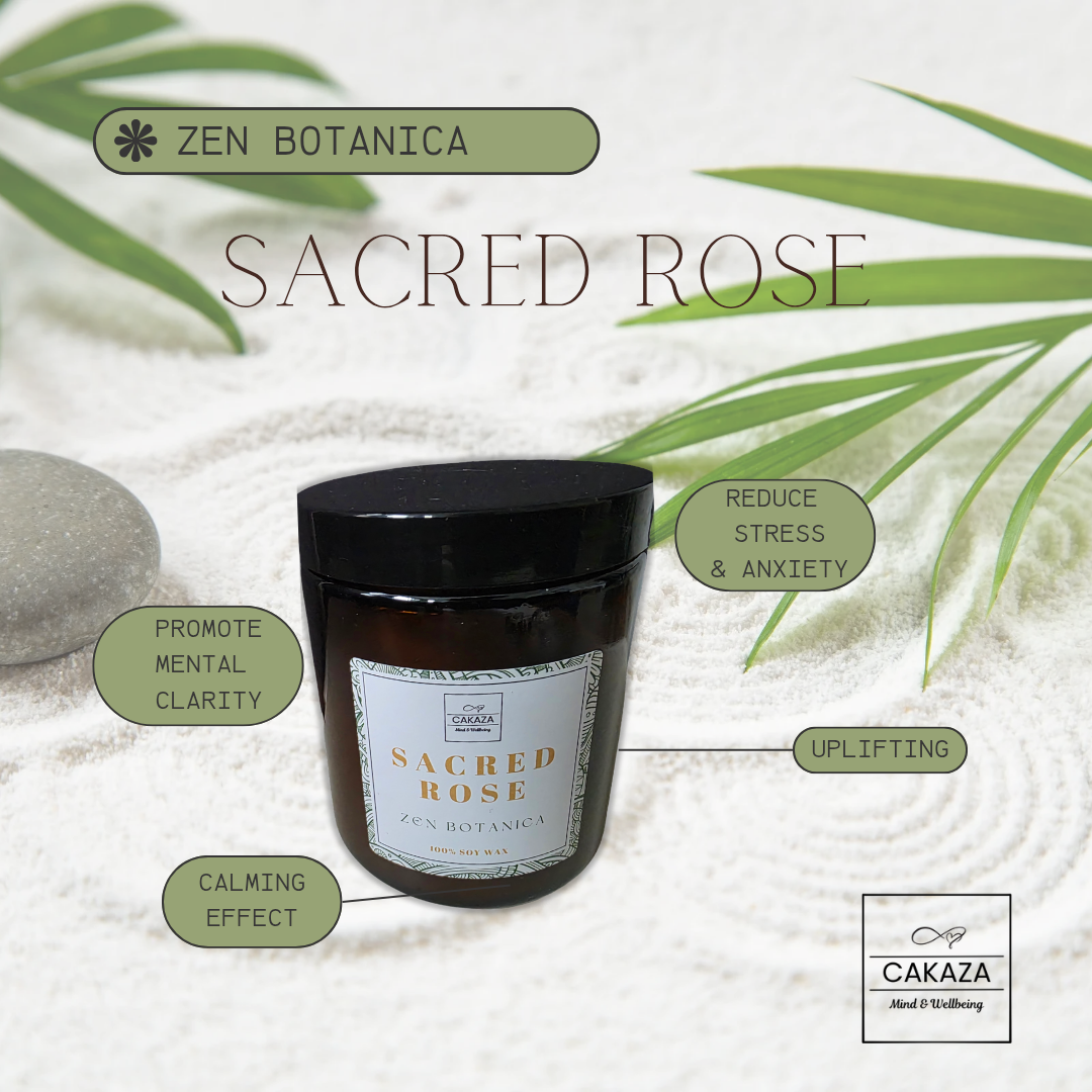 Zen Botanica: Sacred Rose Candle