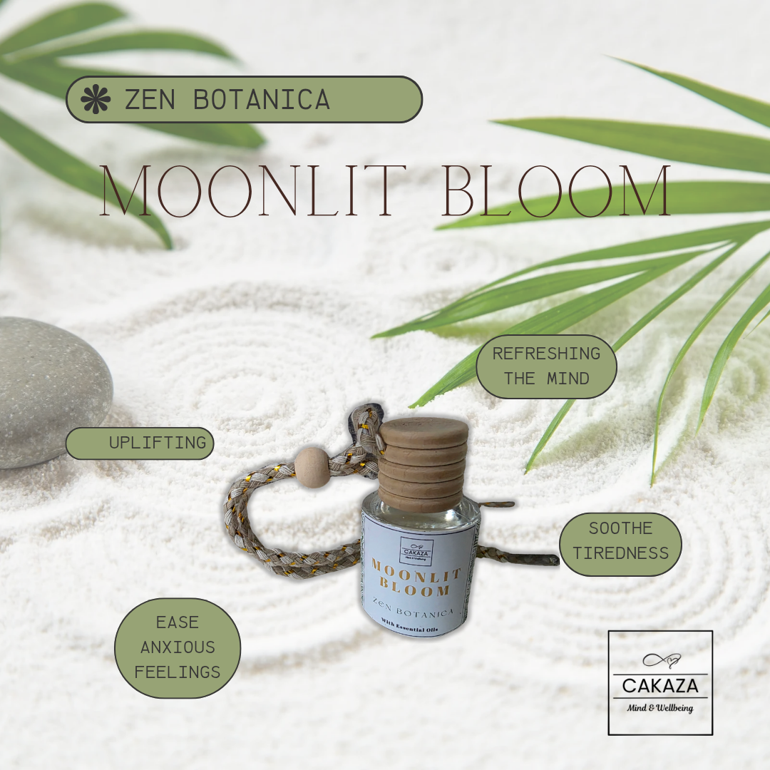 Zen Botanica: Moonlit Bloom Car Diffuser